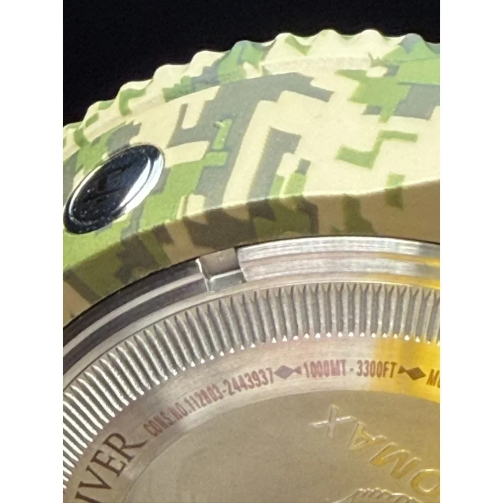 Invicta Reserve Pro Diver Hydromax 1000M Swiss Movement Watch Camo 40462 w/ Case